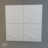 "OM" 3d wall panel "Artpole" Defoliations