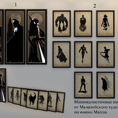 MARVEL posters from artist Marcus
