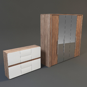 Dresser and closet Helvetia (Series Selene)