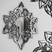 Filigree Flower Mirror