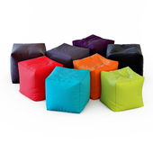 Pouf Coussin Jumbo Bag Cube