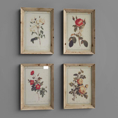 Frame with flowers