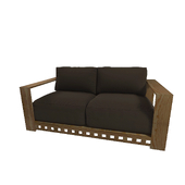 Sofa, chair, table for garden