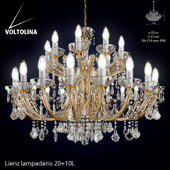 Voltolina Lampadario Lienz 20 + 10L