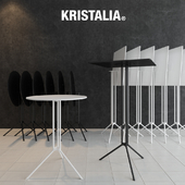 kristalia folding-table poule