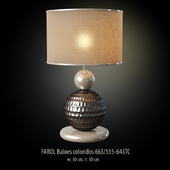 Table lamp Farol Baloes Coloridos