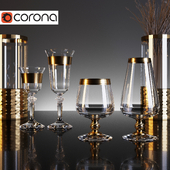 A set of decorative Glasses