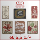 Christmas Wall Decor Collection, Set 3