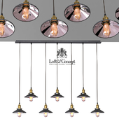 Chandelier Loft Cone Pendant Reflector 7 Line