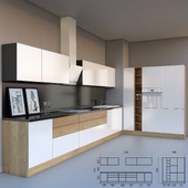 Modern kitchen with appliances