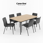 CANE-LINE Core Chair + Table