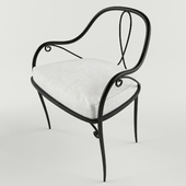 Forged chair with armrests Classic