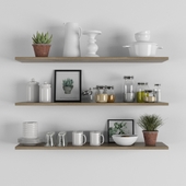 Kitchen shelves