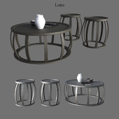 B & B Italia Maxalto Coffee Small Tables Loto