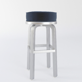 Spin Black Bar Stool Cushion