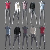 Women's clothing with mannequins 4