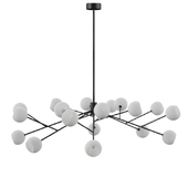 Pendant lamp Last night glass by Damien Langlois-Meurinne