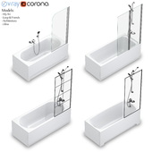 Villeroy & Boch set 58 rectangular bathtub set (Loop & Friends, Architectura, My Art, Libra)