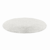 Round White Sheepskin Rug