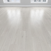 Parquet Oak white, 3 types: herringbone, linear, chevron.