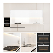 Contemporary kitchen SCAVOLINI with BOSCH appliances