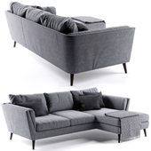 Richmond Corner Sofa rosa and gray