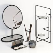 Decorative set on the dressing table