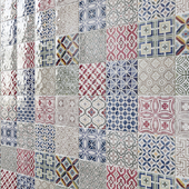 EQUIPE COUNTRY (Ekipe Country) Patchwork (16 tiles with different patterns)