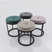 pouf in 4 colors