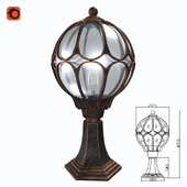 Street Light Maytoni O024FL-01G Via