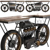 KARE Console Motorbike Black