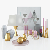 Decorative Set "Nordic Geometry3"