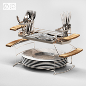 Kitchen dish rack