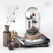 Cloche glass decorative