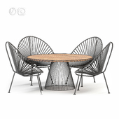 Exterior furniture set
