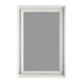 Modern Ivory Lacquer Mirror