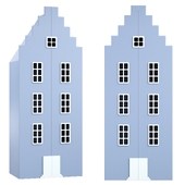 Children's wardrobe-house Lesenburg M205 SUFIX (ОМ)