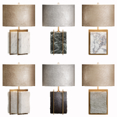 Table Lamp With Stone Set 1
