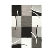 Rug Diamond 665 Paco Home Black-White