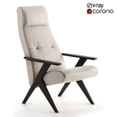 Armchair Tinto Light Beige