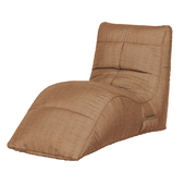 Frameless armchair Cinema brown