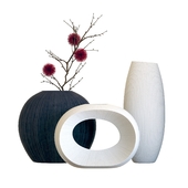 Crate & Barrel Alura Vases