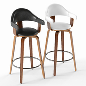 bar and counter stool ROWAN leatherette kitchen