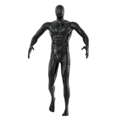 Faceless sports mannequin 136