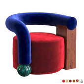 Galatea armchair by malabar