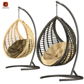 Hanging chair "Drop" STULER