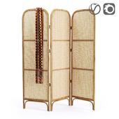 Rattan and wicker screen, Masaya