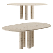 Mario Bellini Oval II Colonnato Table