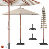 Parasol with Bases 2