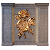 3d panel rose